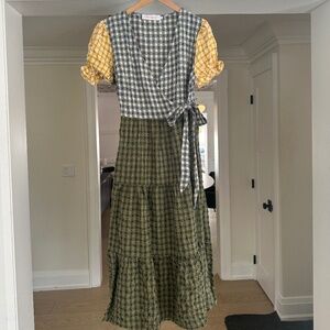 Lisa Says Gah! Gingham-Style Dress - Size L